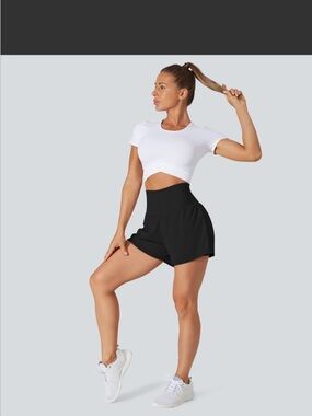 Halara Women's High-Waist Black Athletic Shorts